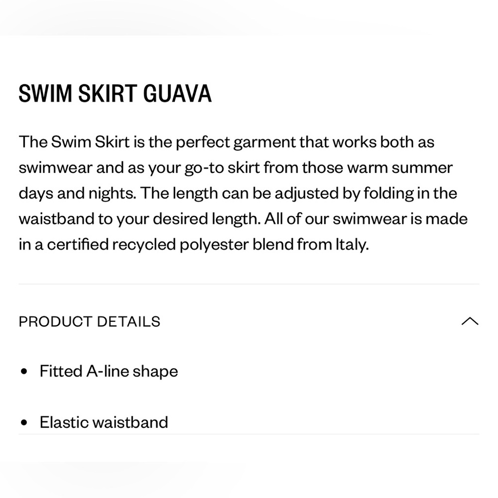 NEW Djerf Avenue Tangerine Swim Skirt - Picture 4 of 8